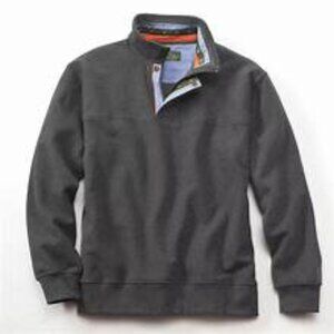 Orvis Signature 1/4 Zip Snap Button Sweatshirt - XXL